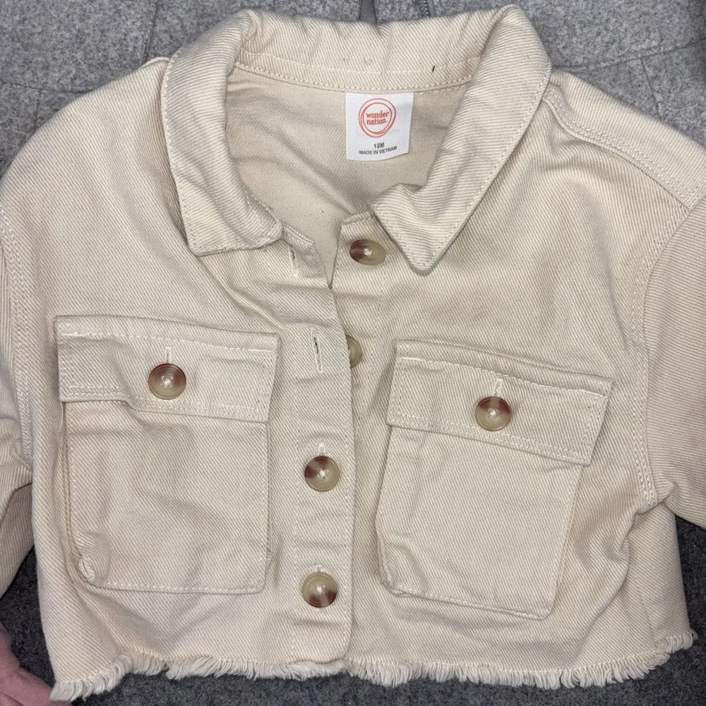 Baby Girls Jackets Coats 12 Months Lot Of 11 Winter Full Zip Mixed Hooded Fleece